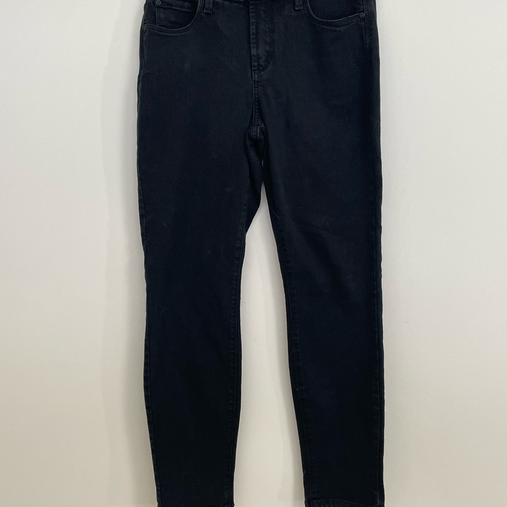 NYDJ Alina Ankle Black Denim Jeans size 4